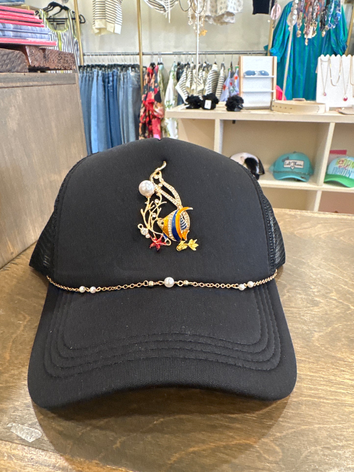 Midnight Reef Glam Hat