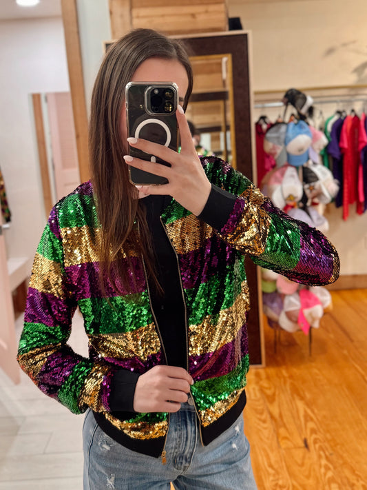 Triple Crown Sequin Jacket