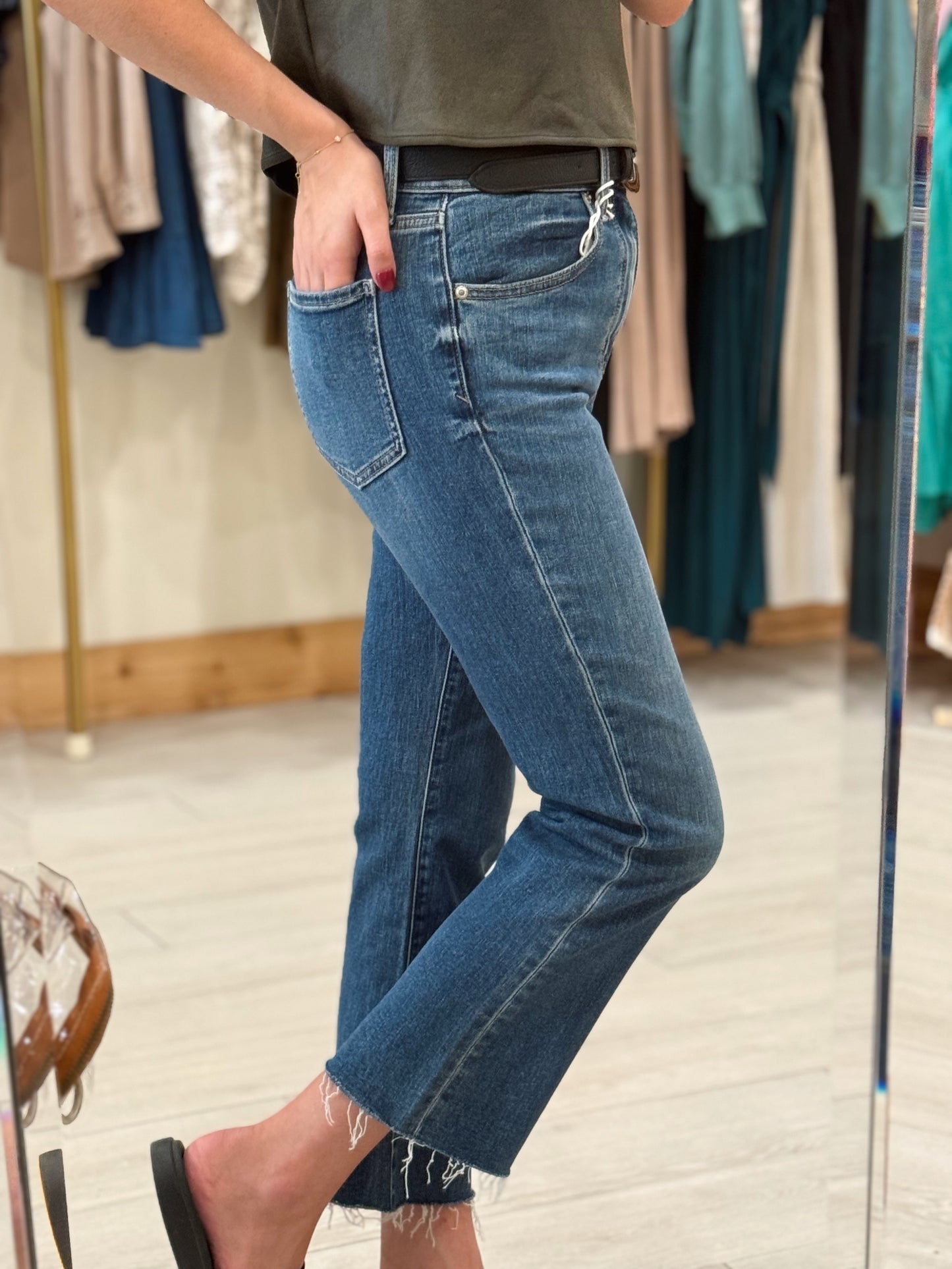 Influencer High Rise Crop Flare