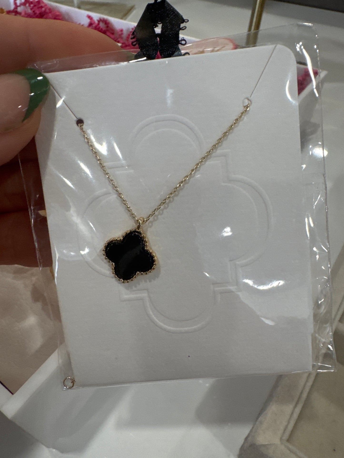 Black Clover Necklace