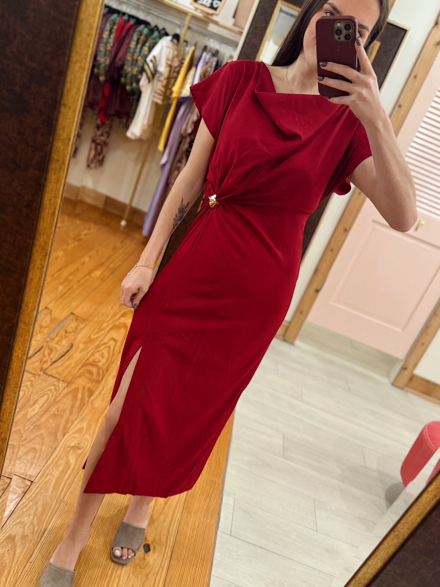 The Scarlet Sleigh Dress