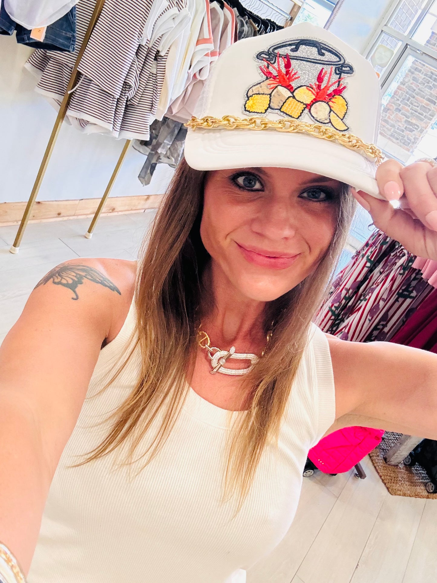 Golden Boil Trucker Hat