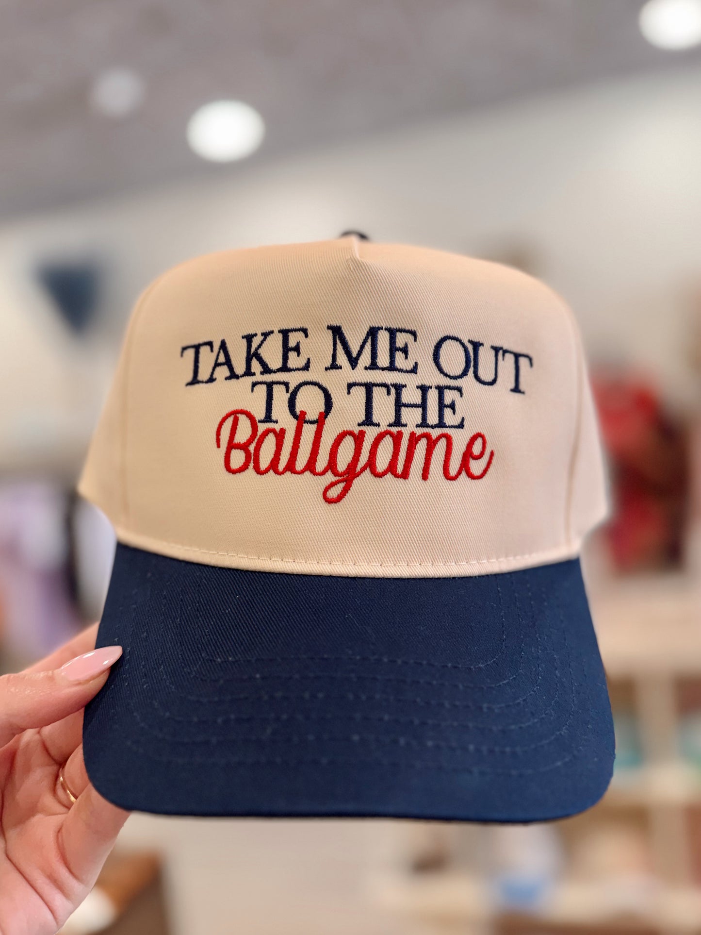 TAKE ME OUT TO THE BALLGAME