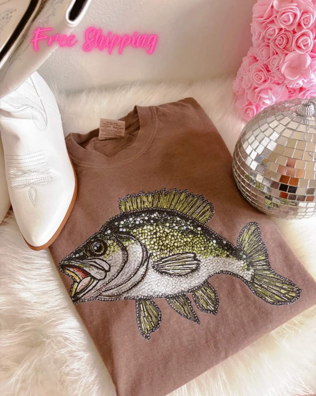 PRE ORDER: Faux Rhinestone Fish