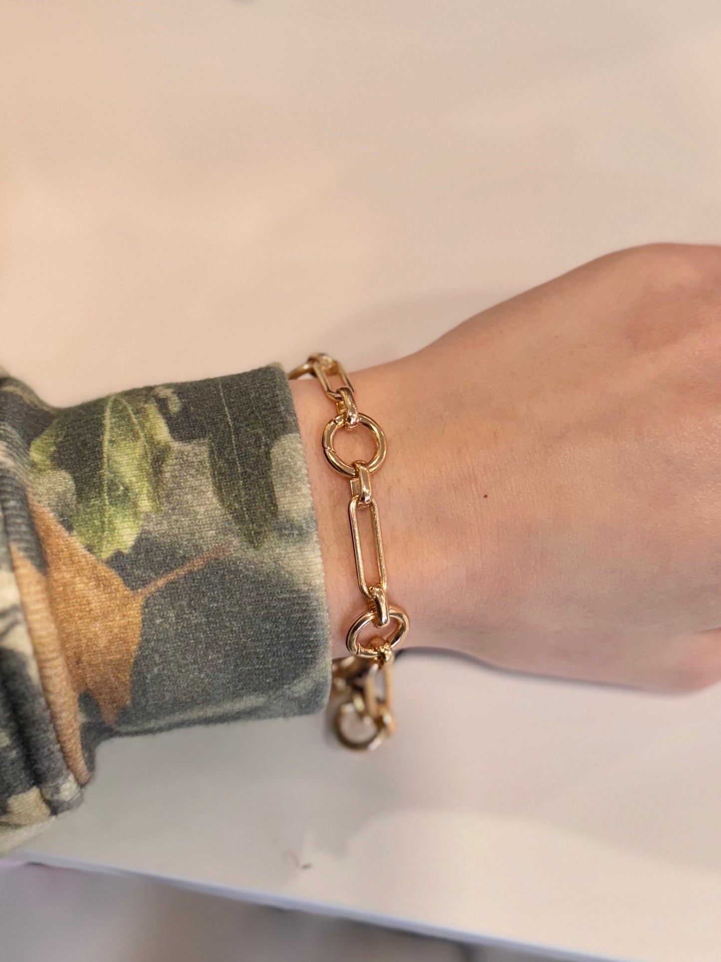 Golden Link Bracelet