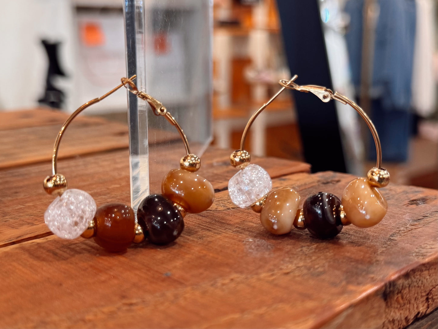 Celene Marble Earrings