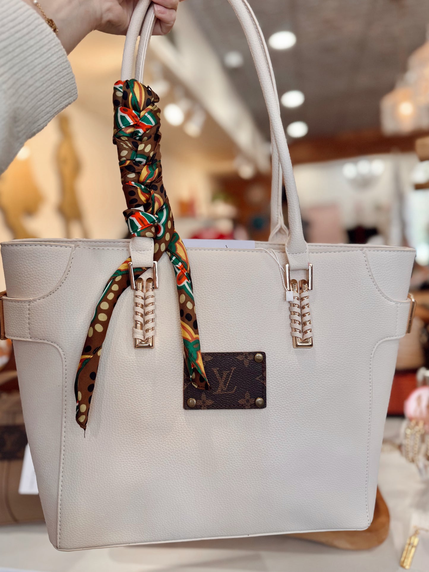 The Mildred Upcycled LV Tote