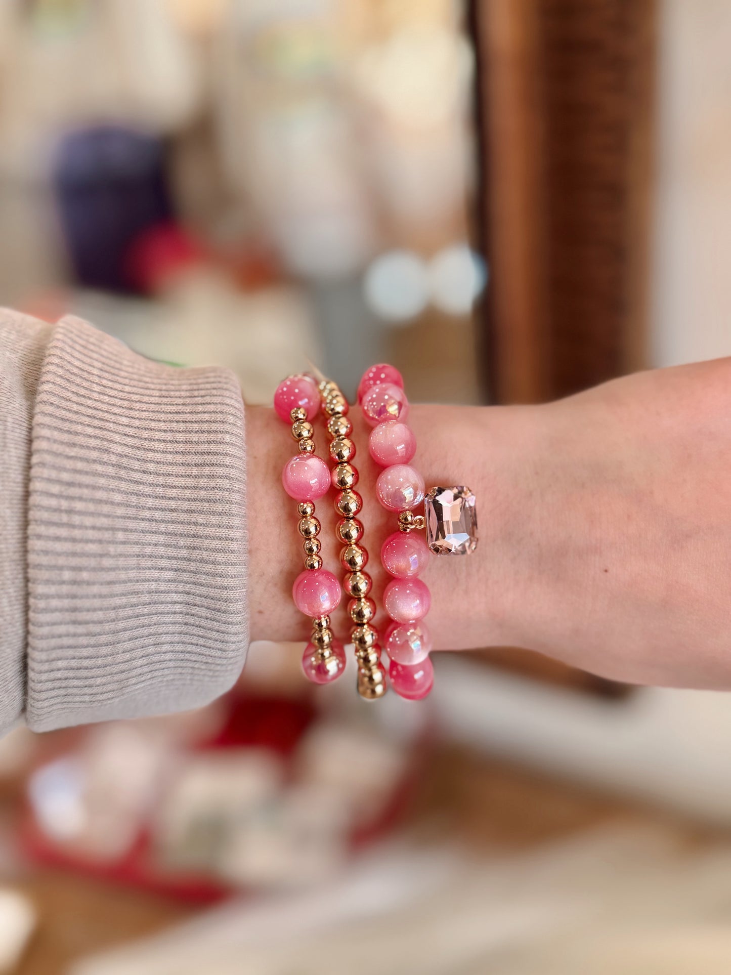 Blush Pink Bracelet Set
