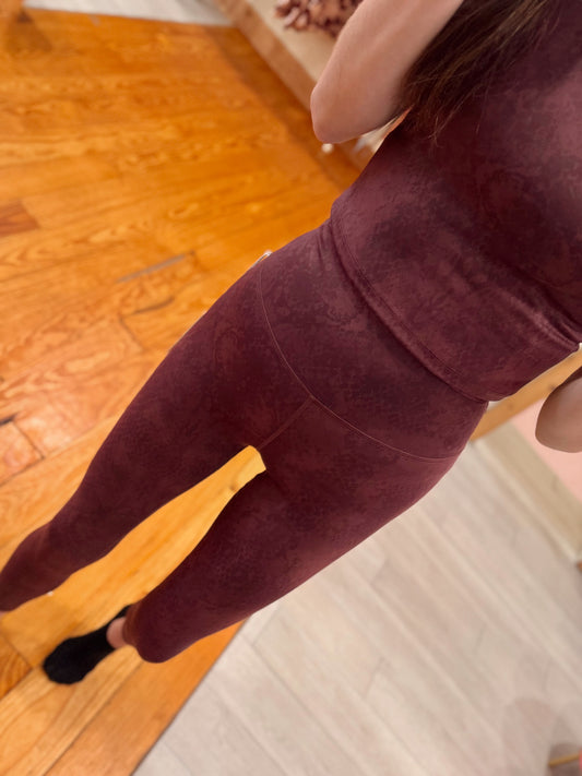 Berry Wine Leggings