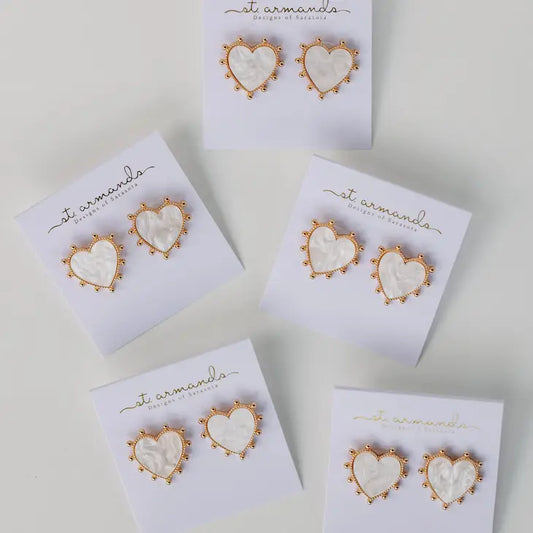 Magic Moments Studded Heart Earring