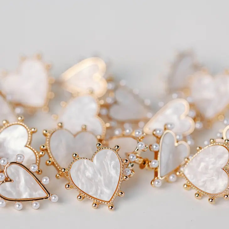 Magic Moments Studded Heart Earring