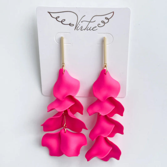 THE HYACINTH PETAL EARRINGS