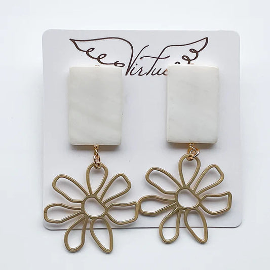 Get the Ball Rolling Daisy Earrings