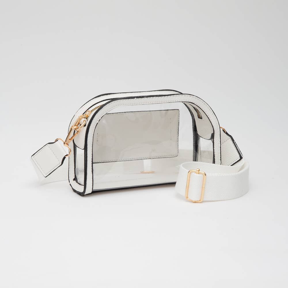 Game Day Crossbody Bag White