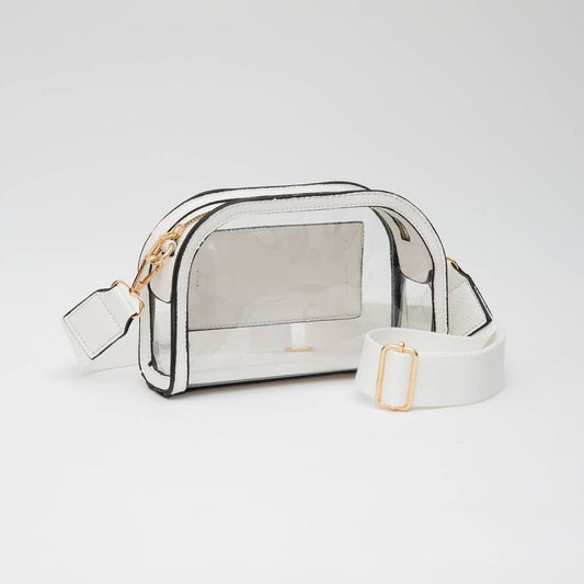 Game Day Crossbody Bag White