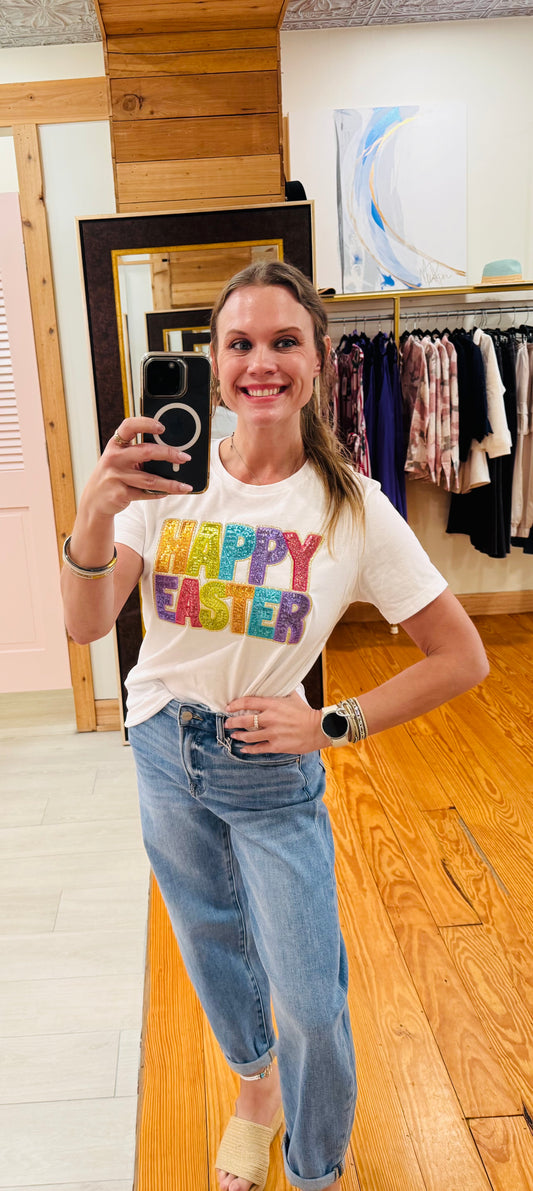 Happy Easter Sparkle Tee