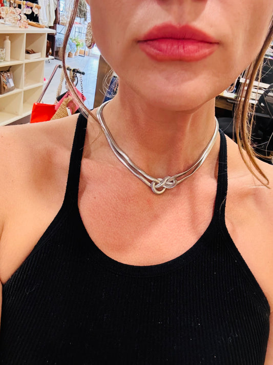 Forever Linked Knot Necklace