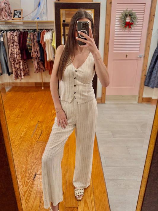 Bennet Pinstripe Pant