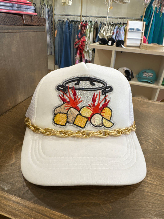 Golden Boil Trucker Hat