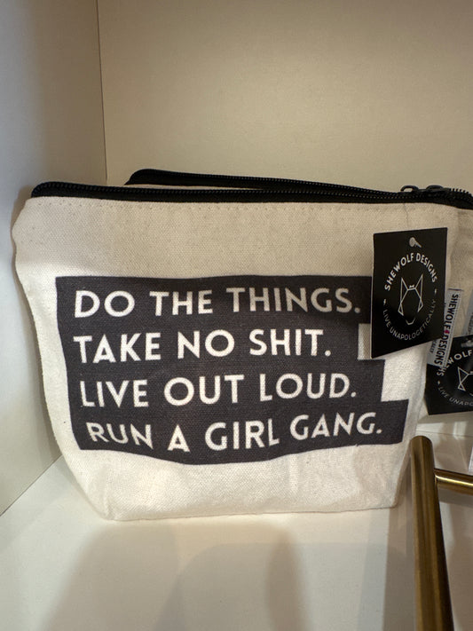 Do The Things Makeup Bag