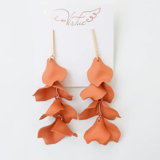 THE HYACINTH PETAL EARRINGS