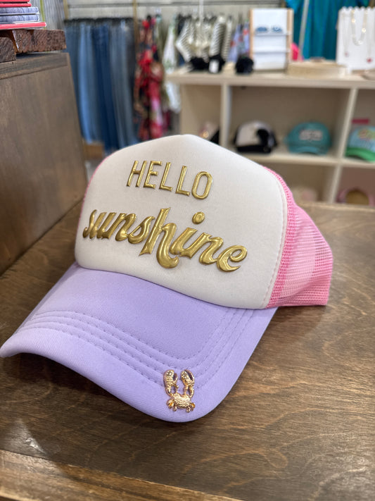 Hello Sunshine Trucker Hat