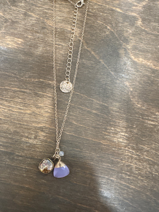 Crystal Drop Necklace