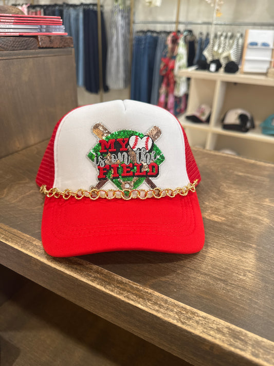 On The Field Chain Hat