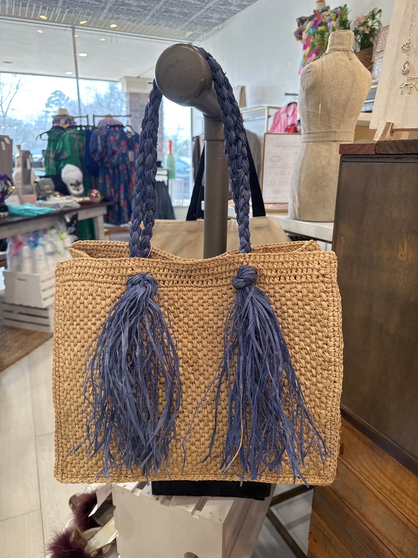 Camilla Raffia Bag