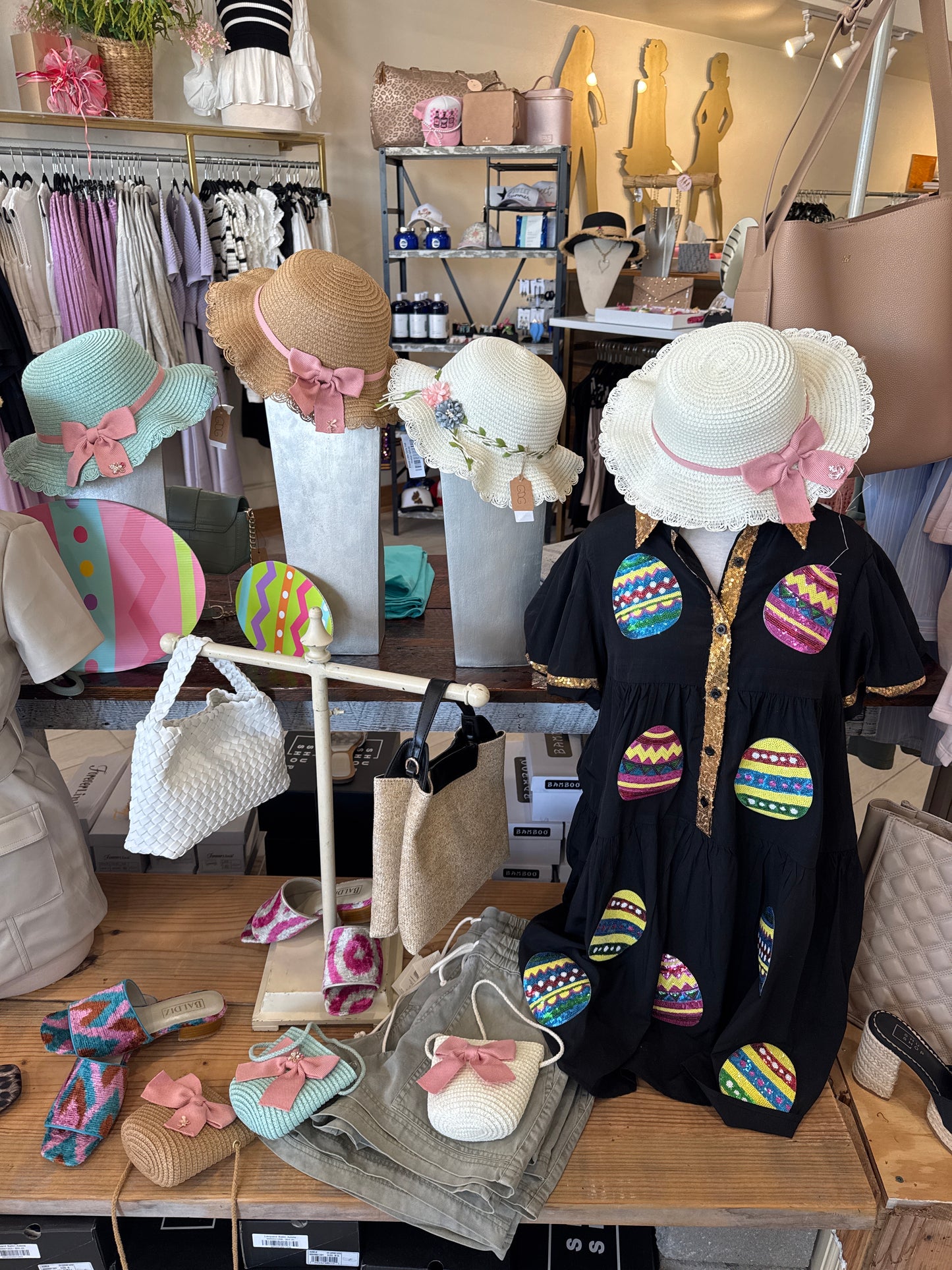 Floral Little Girls Hat