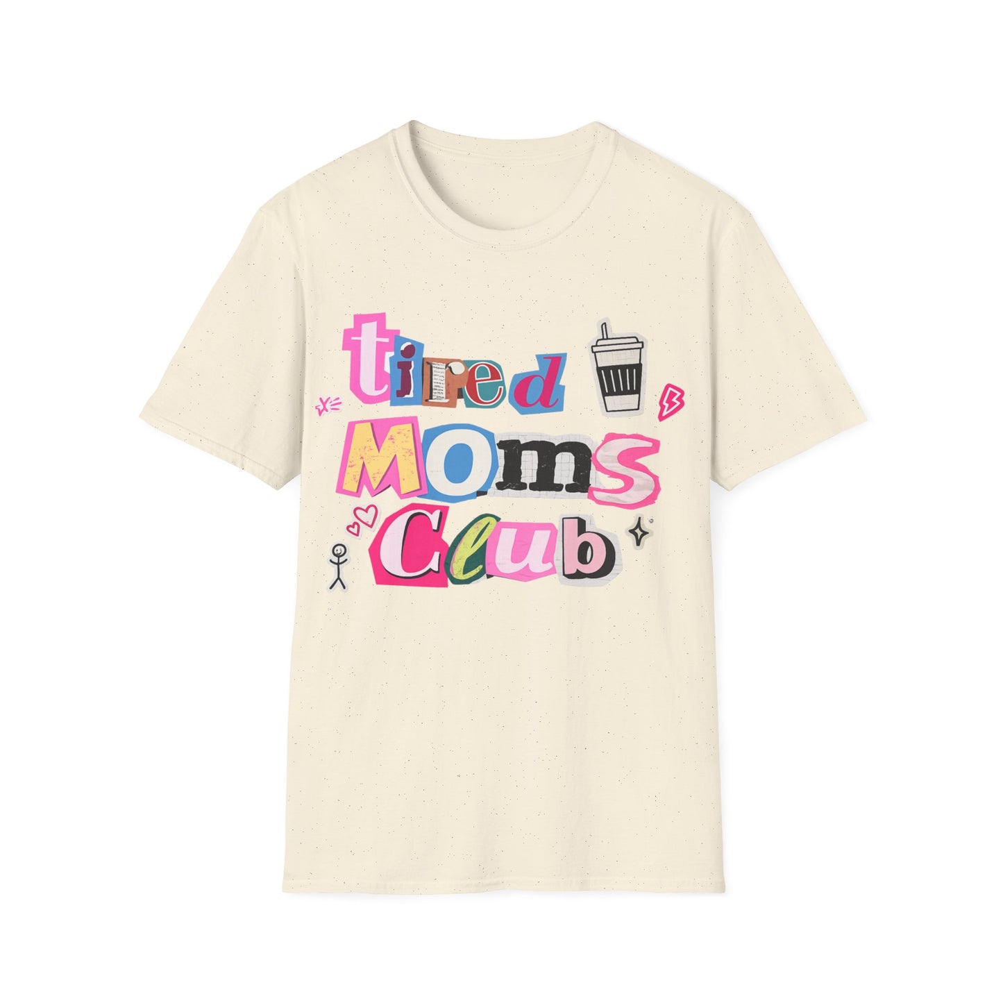 Mama Mom’s Club Graphic T-Shirt — Cute Colorful “Mama Mom’s Club” Design