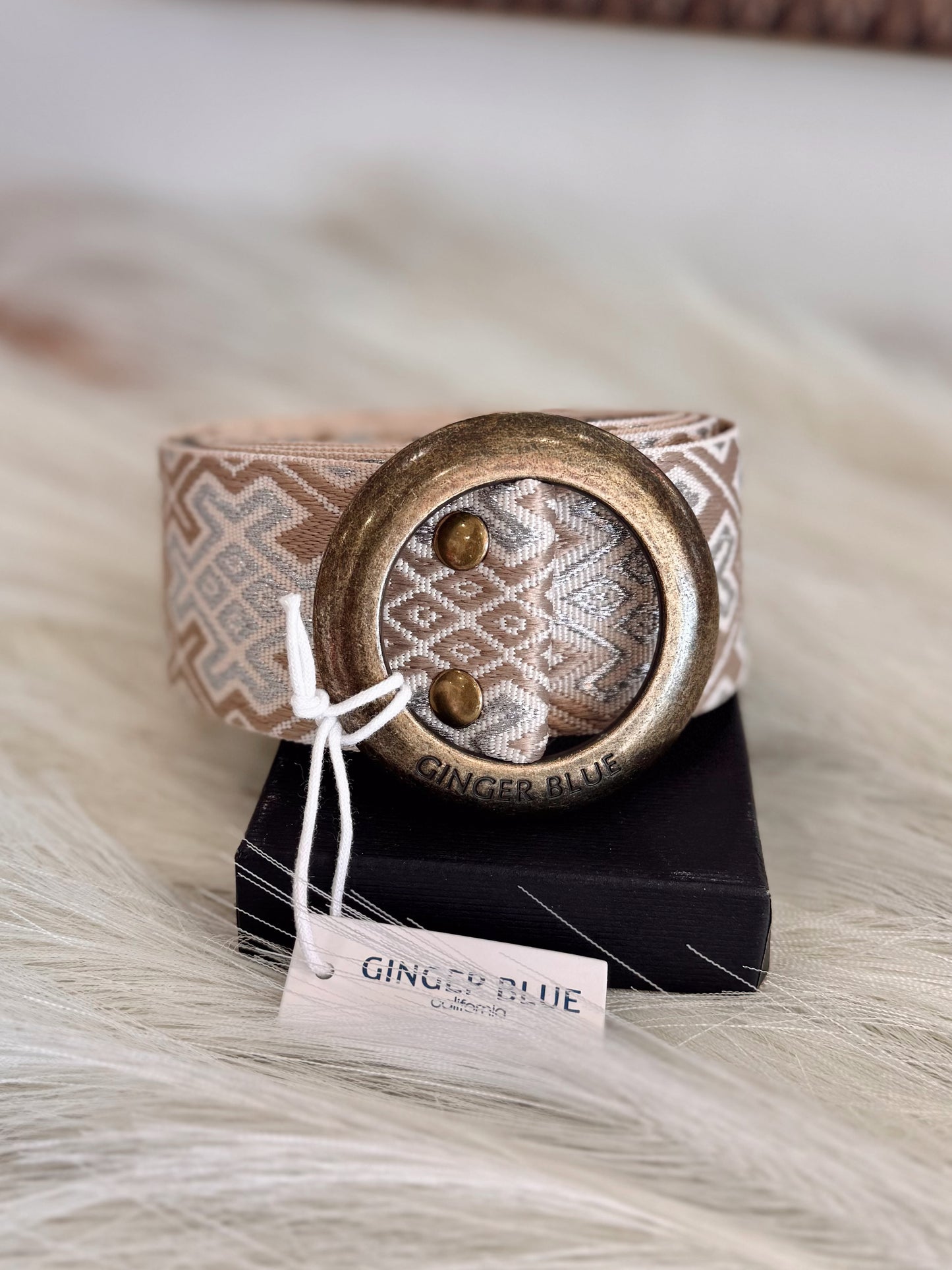 Night Out Ivory Belt