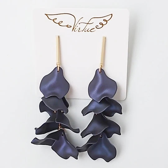 THE HYACINTH PETAL EARRINGS