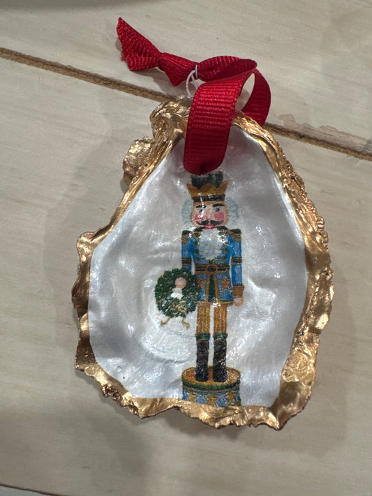 Nutcracker Noel Oyster Ornament