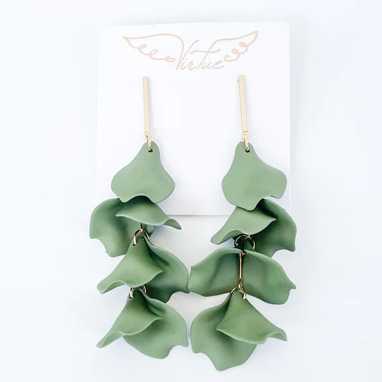 THE HYACINTH PETAL EARRINGS