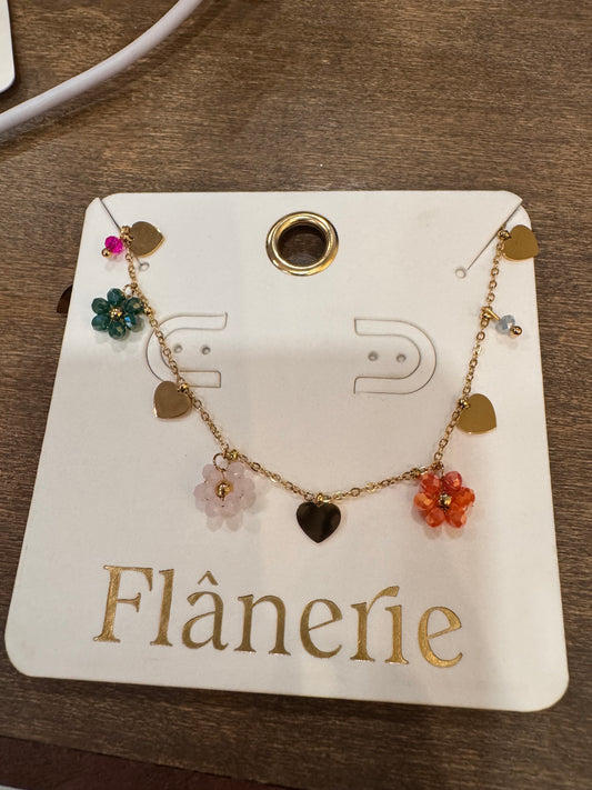 Sweet Bloom Charm Necklace