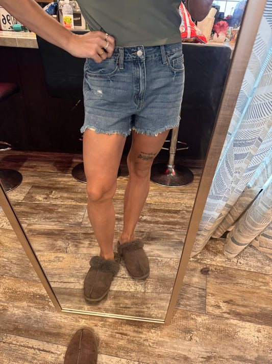 Backroad Blues Denim Shorts