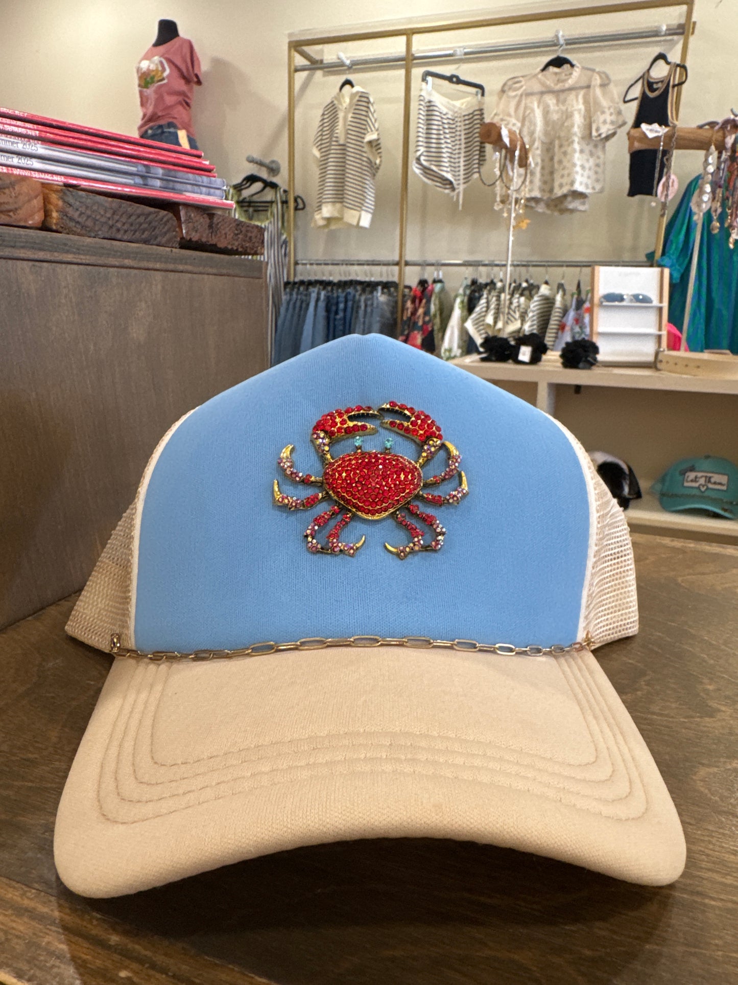 Crabby Chic Trucker Hat