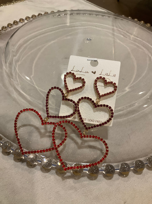 Heart earrings