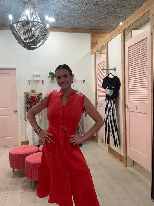 Coral Me Crazy Dress