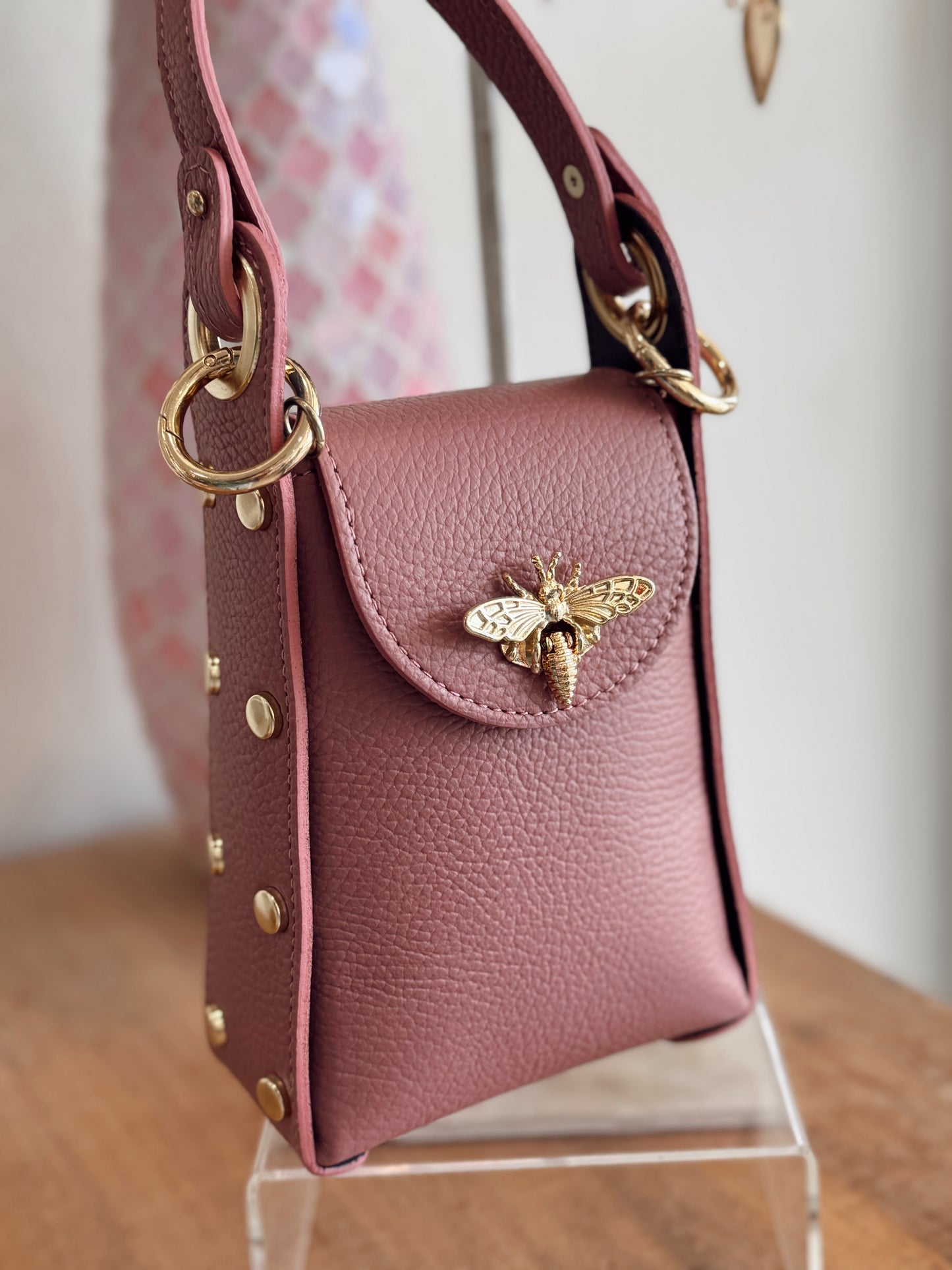 L ’Abeille Bag – Mauve Pink
