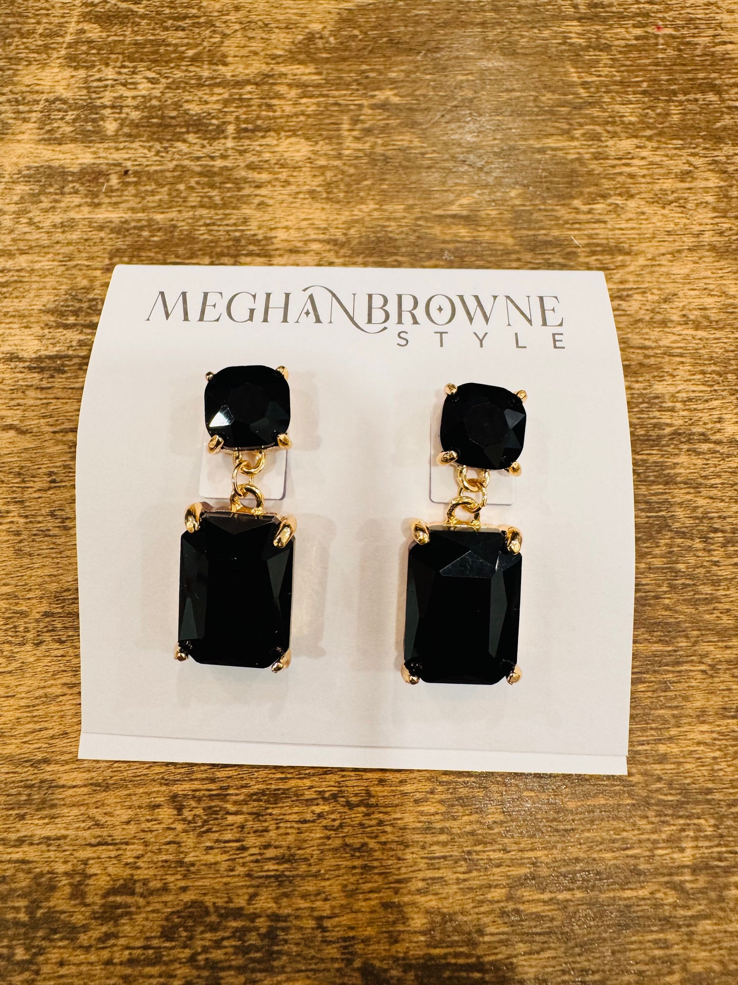 Midnight Luxe Drop Earrings