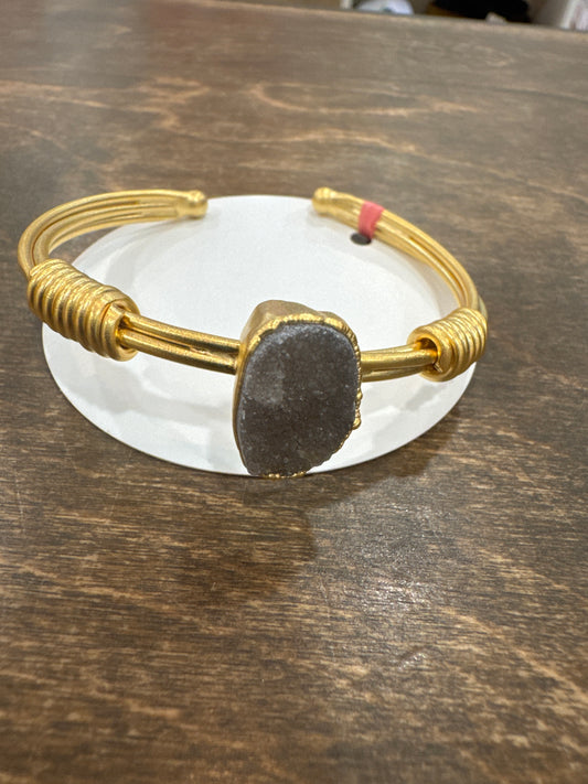 Delynn LUXE Druzy Wrapped Cuff