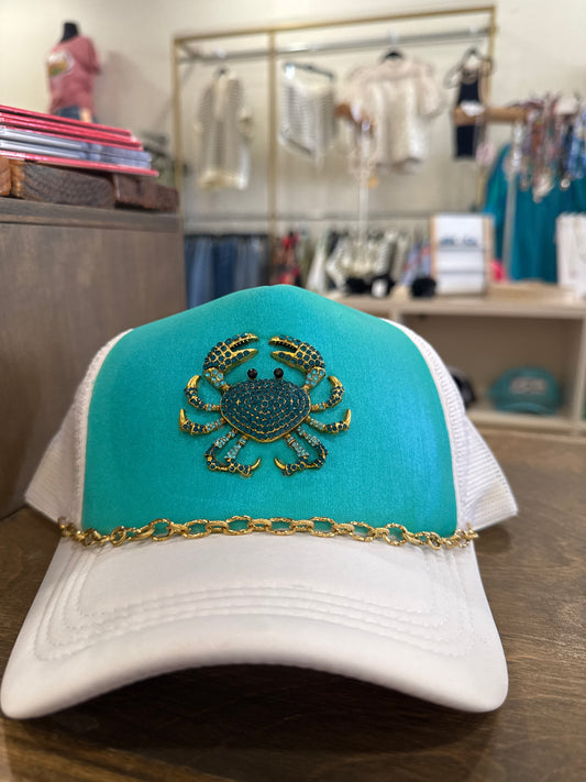Bayou Bling Crab Hat