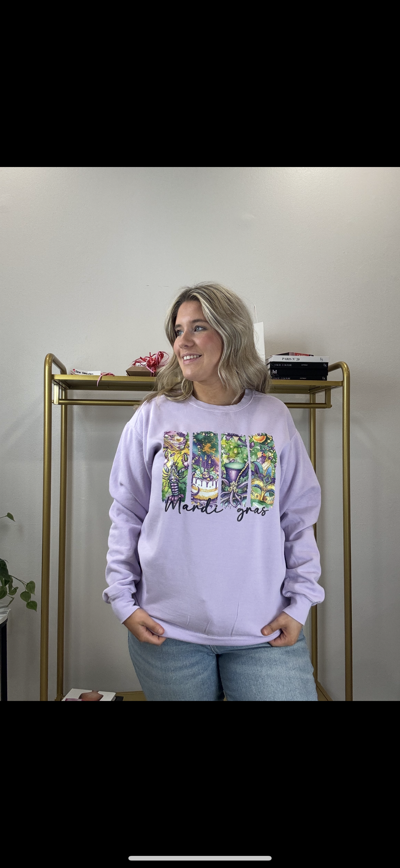 Mardi Gras Mélange Sweatshirt