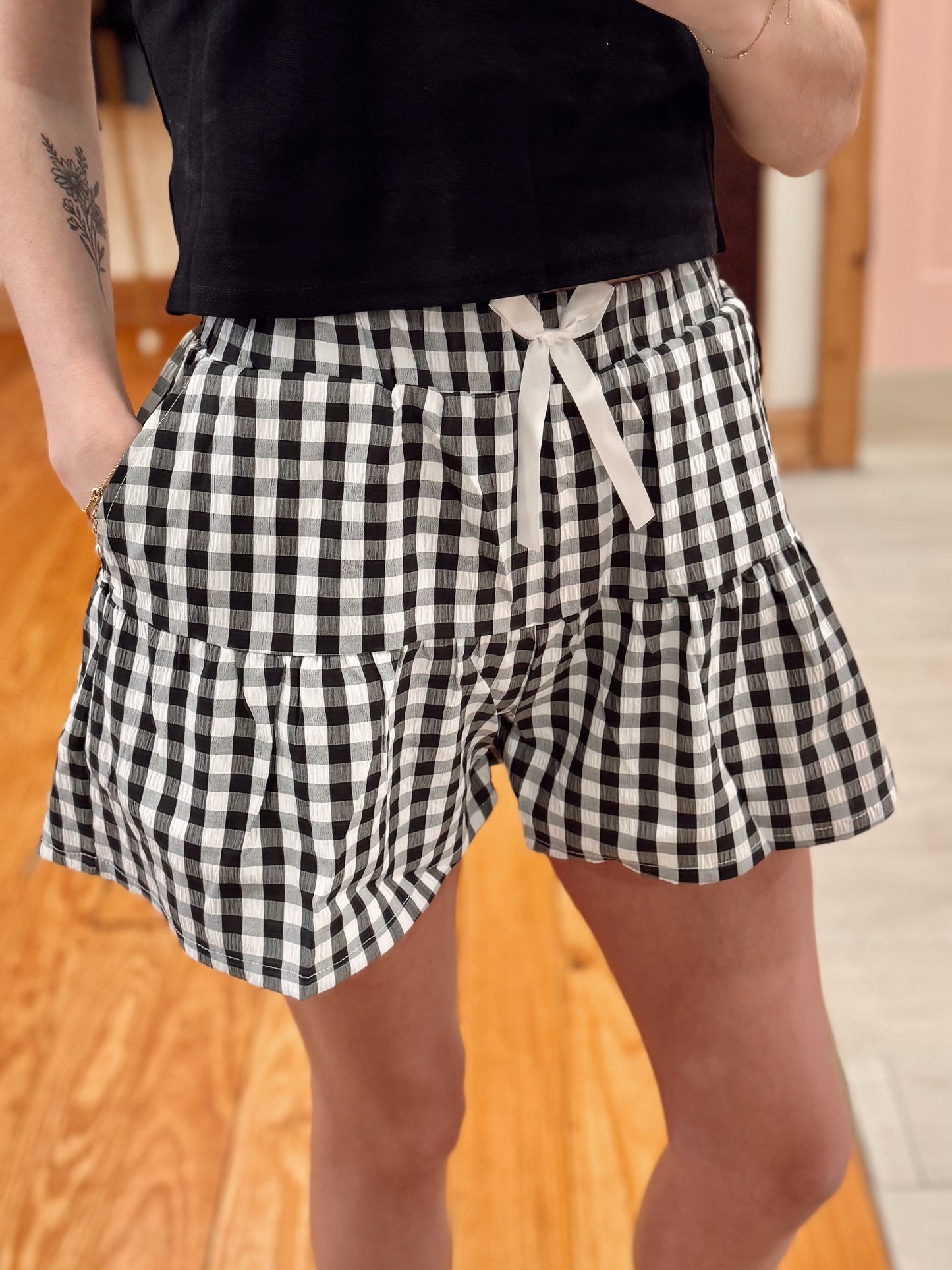 LULUMAC - Black Modern Skort