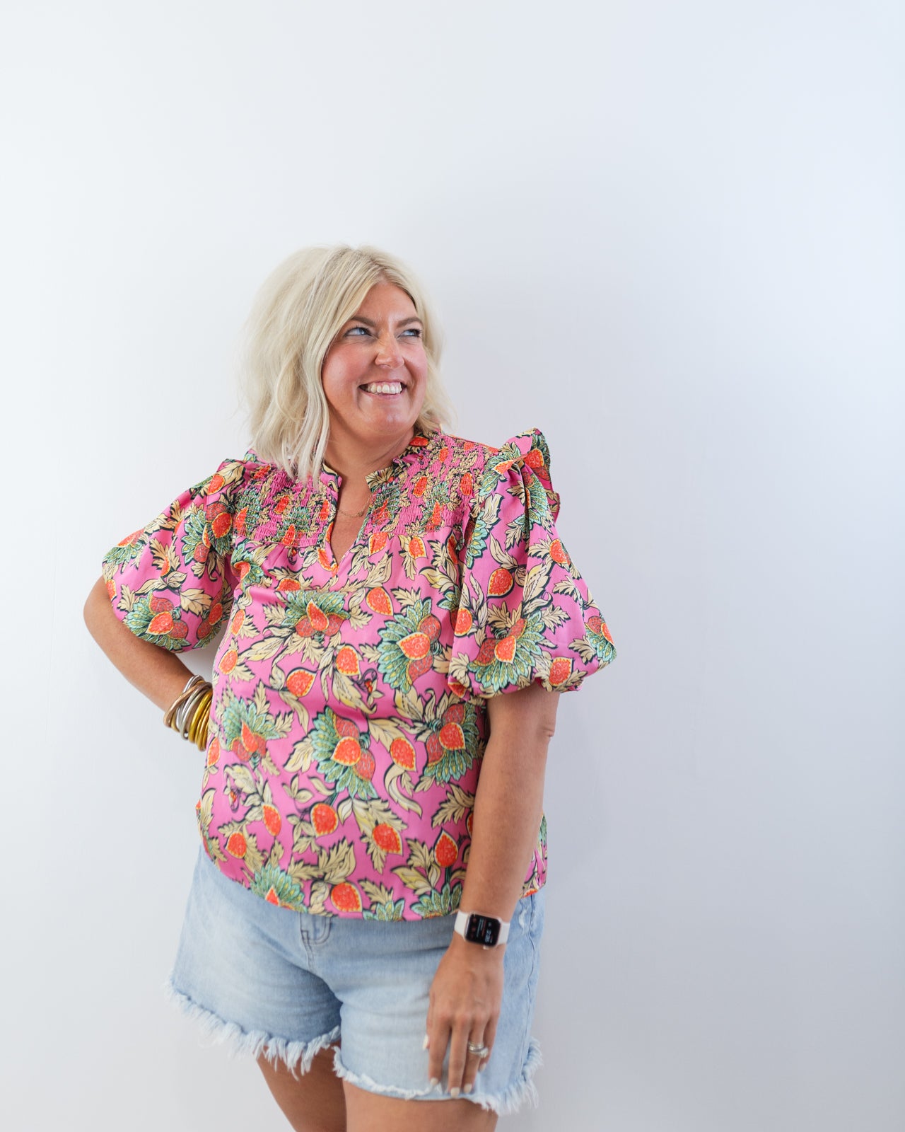 Bloom Burst Puff Sleeve Top