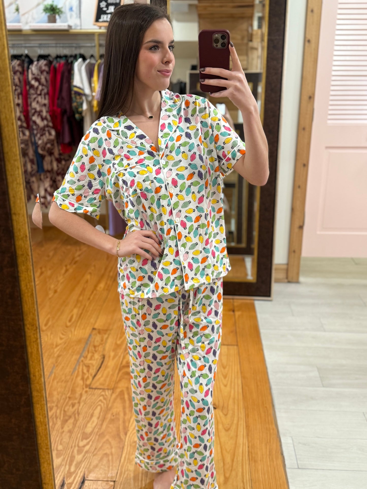 Holiday Lights Pajama Set