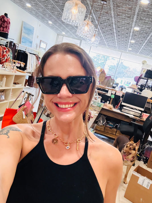 The Statement Square Sunglasses