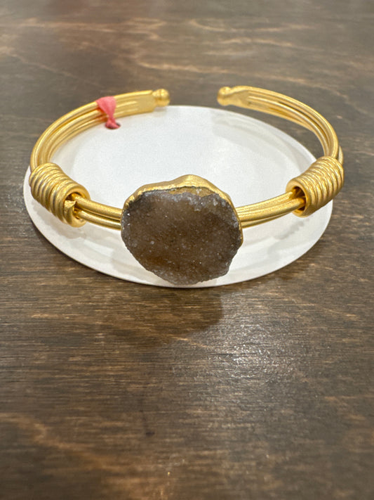 Delynn LUXE Druzy Wrapped Cuff